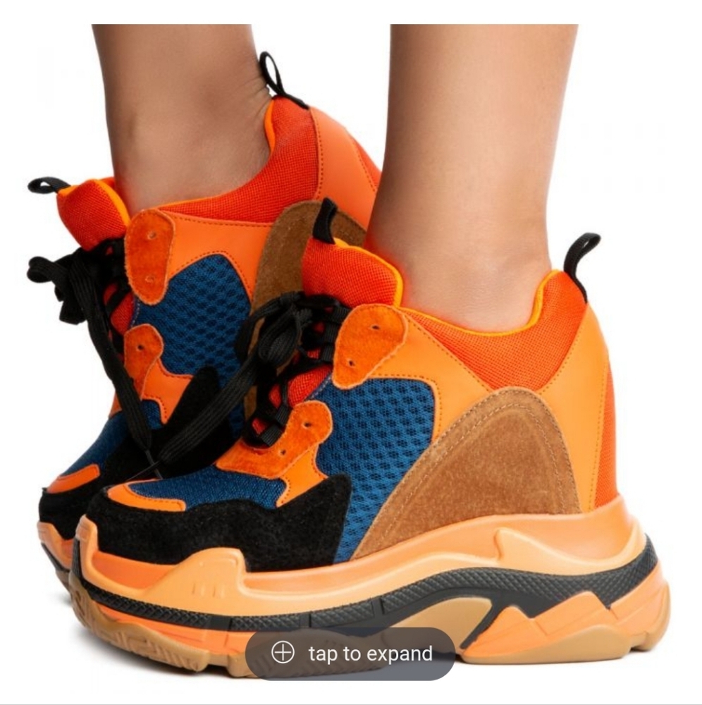 Anthony Wang Wedge Sneakers
